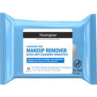 Neutrogena Cleansing Towelettes, Makeup Remover, Fragrance-Free, 25 Each