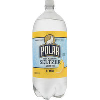 Polar Seltzer, 100% Natural, Lemon, 2 Litre