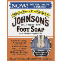 Johnson's Foot Soap, 8 Each