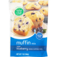 Food Club Muffin Mix, Blueberry, 7 Ounce