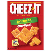 Cheez-It Snack Crackers, Baked, Original, Reduce Fat, 11.5 Ounce