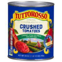 Tuttorosso Tomatoes, Crushed, 28 Ounce