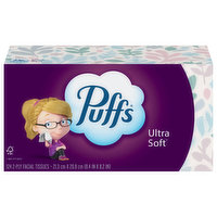 Puffs Facial Tissues, 2-Ply, 124 Each