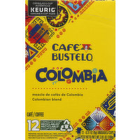 Cafe Bustelo Coffee, Colombian Blend, K-Cup Pods, 12 Each