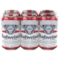 Budweiser Beer, 6 Each