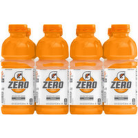 Gatorade Thirst Quencher, Zero Sugar, Orange, 8 Each