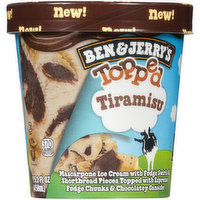 Ben & Jerry's Topped Tiramisu Ice Cream, 15.2 Fluid ounce