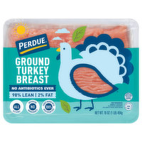 Perdue Turkey Breast, Ground, 98/2, 16 Ounce