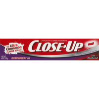 Close-Up Toothpaste, Anticavity Fluoride, with Mouthwash, with Ultra Cinnamon Flavor Blast!, Gel, 6 Ounce