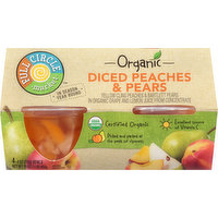 Full Circle Market Diced Peaches & Pears, 4 Each