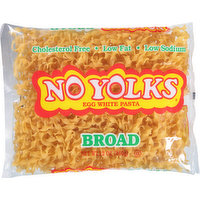 No Yolks Egg White Pasta, Broad, 12 Ounce