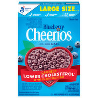 Cheerios Cereal, Blueberry, Large Size, 14.2 Ounce