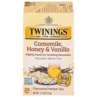Twinings of London Camomile, Honey & Vanilla Herbal Tea Bags, 20 count, 1.13 oz, 20 Each