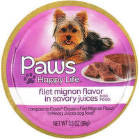 Paws Happy Life Filet Mignon Flavor In Savory Juices Dog Food, 3.5 Ounce