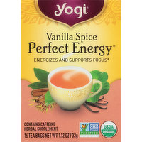 Yogi Tea Bags, Vanilla Spice, 16 Each