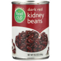 Food Club Dark Red Kidney Beans, 15.5 Ounce