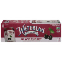 Waterloo Sparkling Water, Black Cherry, 12 Each