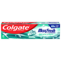 Colgate Toothpaste, Fluoride, Anticavity, Clean Mint, Breath Strips, 6.3 Ounce