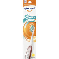 Spinbrush Powered Toothbrush, Dual Action, Spinner & Scrubber, 1 Each