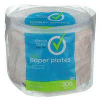 Simply Done Paper Plates, Coated, 1 Each