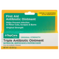 TopCare Ointment, Triple Antibiotic, Original Strength, 1 Ounce