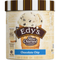 Edy's Ice Cream, Light, Chocolate Chip, 1.5 Quart