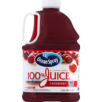 Ocean Spray 100% Juice, Cranberry, 3 Litre