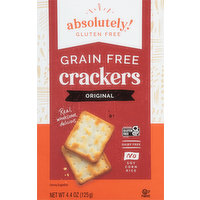 Absolutely Crackers, Grain Free, Original, 4.4 Ounce