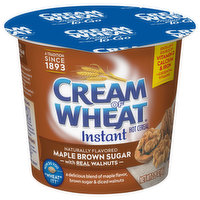 Cream of Wheat Hot Cereal, Instant, Maple Brown Sugar with Real Walnuts, 2.29 Ounce