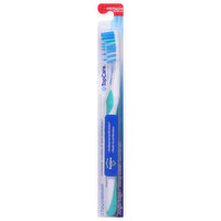 TopCare Toothbrush, Angle Edge+ Deep Clean, Medium, Regular, 1 Each