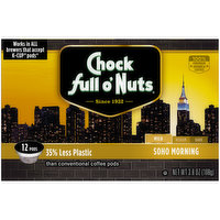 Chock Full O Nuts Soho Morning Mild Roast Coffee Single Serve Pods, 3.8 Ounce