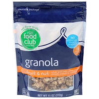 Food Club Granola, Fruit & Nut, 11 Ounce