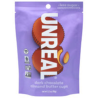 Unreal Almond Butter Cups, Dark Chocolate, 3.2 Ounce