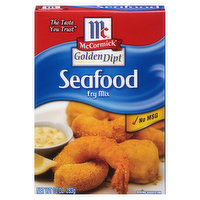 McCormick Fry Mix, Seafood, 10 Ounce