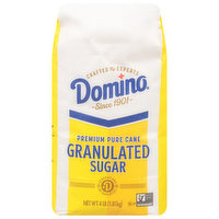 Domino Sugar, Granulated, Premium Pure Cane, 4 Pound