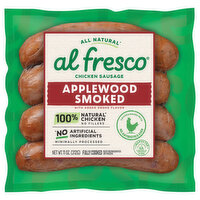 Al Fresco Chicken Sausage, Applewood Smoked, 11 Ounce