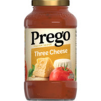 Prego Italian Sauce, Three Cheese, 24 Ounce