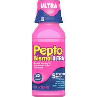 Pepto Bismol 5 Symptom Relief, Ultra, 8 Fluid ounce