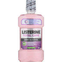 Listerine Mouthwash, Zero Alcohol, Fresh Mint, 1.06 Quart