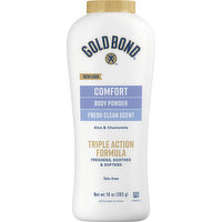 Gold Bond Body Powder, Comfort, Fresh Clean Scent, 10 Ounce