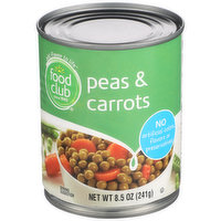 Food Club Peas & Carrots, 8.5 Ounce