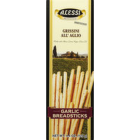 Alessi Breadsticks, Garlic, 4.4 Ounce