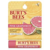 Burt's Bees Lip Balm, Moisturizing, Pink Grapefruit, 0.15 Ounce