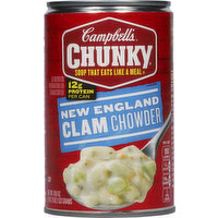 Campbell's Soup, Clam Chowder, New England, 18.8 Ounce