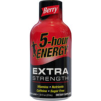 5-Hour Energy Energy Shot, Extra Strength, Berry Flavor, 1.93 Fluid ounce