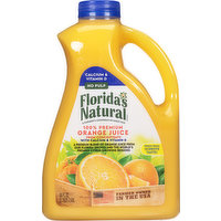 Florida's Natural Orange Juice, 100% Premium, Calcium & Vitamin D, No Pulp, 89 Fluid ounce