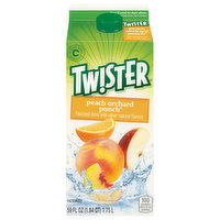 Twister Flavored Drink, Peach Orchard Punch, 59 Fluid ounce