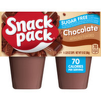 Snack Pack Pudding, Sugar Free, Chocolate, 4 Each