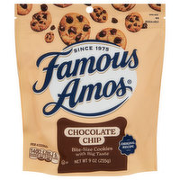 Famous Amos Cookies, Chocolate Chip, Bite-Size, 9 Ounce