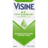 Visine Itchy Eye Relief, A.C, 0.5 Fluid ounce